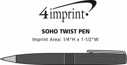 Imprint Area of SoHo Twist Pen