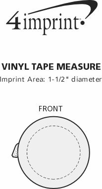 Imprint Area of Vinyl Tape Measure