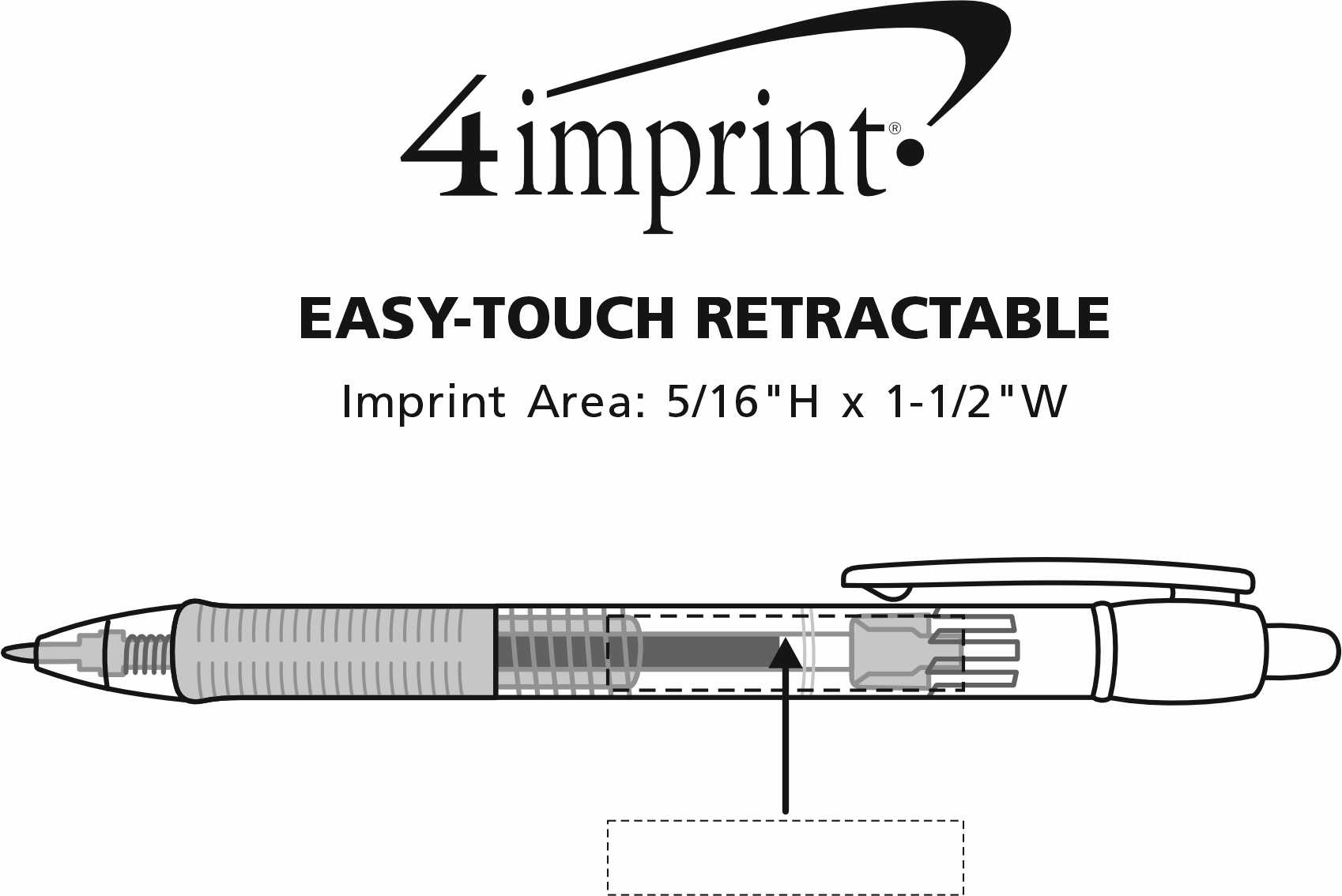 Imprint Area of Pilot EasyTouch Pen