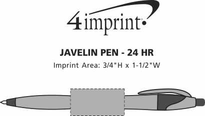 Imprint Area of Javelin Pen - 24 hr