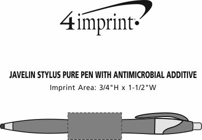 Imprint Area of Javelin Stylus Pure Pen