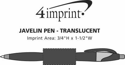 Imprint Area of Javelin Pen - Translucent