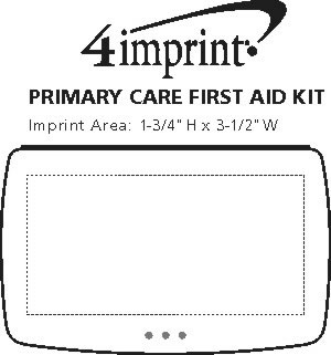 Imprint Area of Primary Care First Aid Kit - Opaque