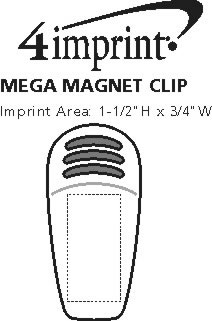 Imprint Area of Mega Magnet Clip