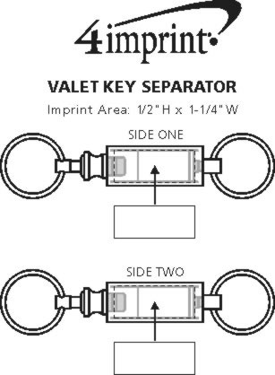 Imprint Area of Valet Key Separator