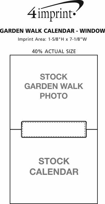 Download 4imprint.com: Garden Walk Calendar - Window 6797-WD