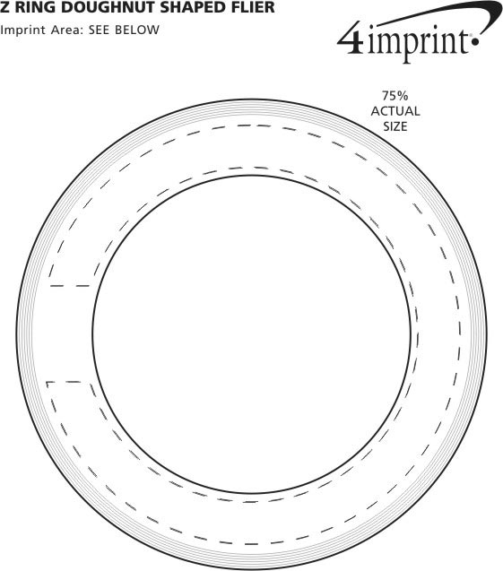 Imprint Area of Zing Ring Flyer