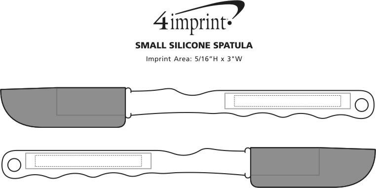 Imprint Area of Small Silicone Spatula