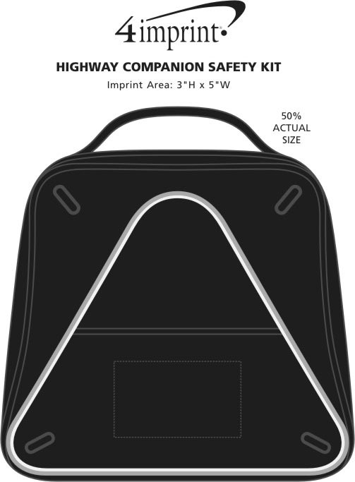 Imprint Area of Highway Companion Safety Kit - 24 hr