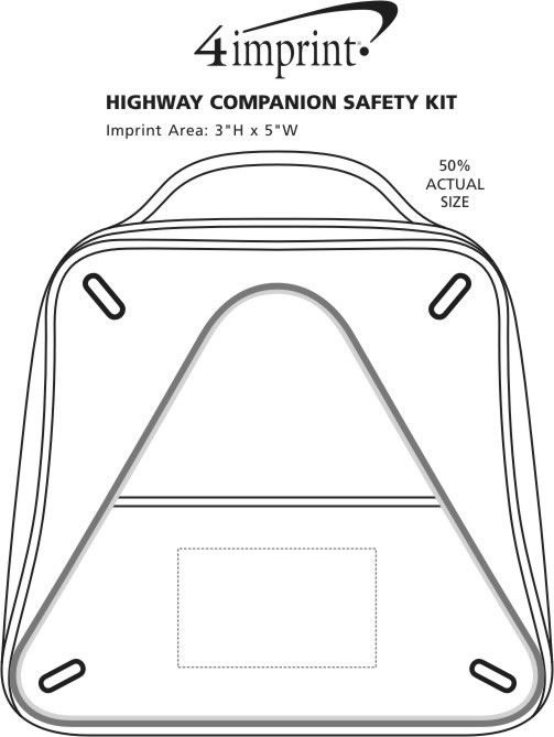 Imprint Area of Highway Companion Safety Kit