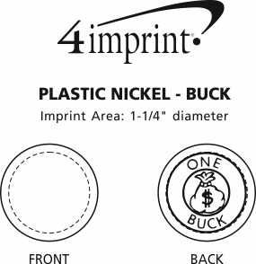 Imprint Area of Plastic Nickel - Buck - 24 hr