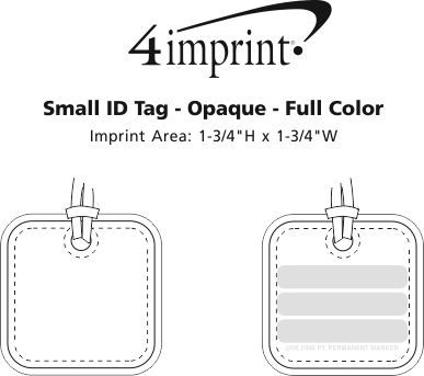 4imprint.com: Small ID Tag - Opaque - Full Color 8186-S-FC