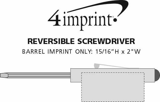 Imprint Area of Reversible Screwdriver