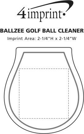 Imprint Area of Ballzee Golf Ball Cleaner