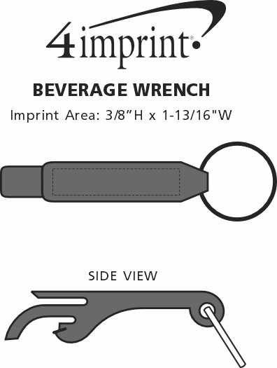 Imprint Area of Beverage Wrench