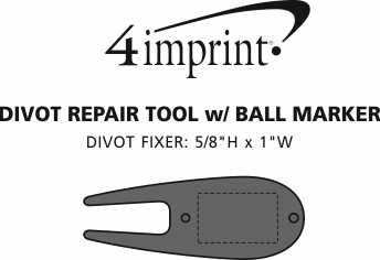 Imprint Area of Divot Repair Tool with Ball Marker