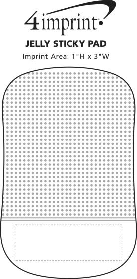 Imprint Area of Jelly Sticky Pad