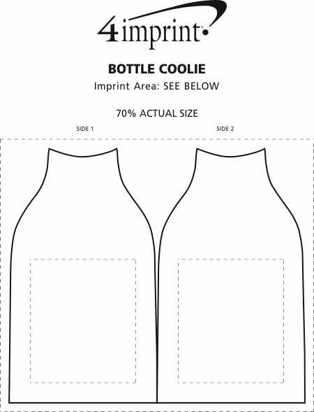 Imprint Area of Pocket Bottle Holder