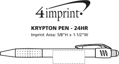 Imprint Area of Krypton Pen - 24 hr