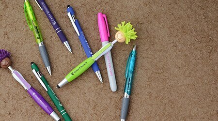 Writing products that include pens
