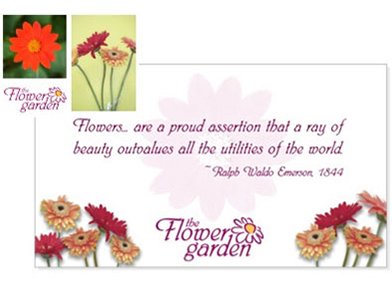 Flower Garden Business Card