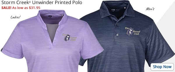 Storm Creek Unwinder Printed Polo