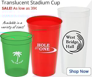 Translucent Stadium Cup
