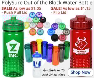 PolySure Out of the Block Water Bottle