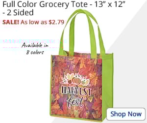 Full Color Grocery Tote - 13