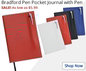 Bradford Pen Pocket Journal with Pen